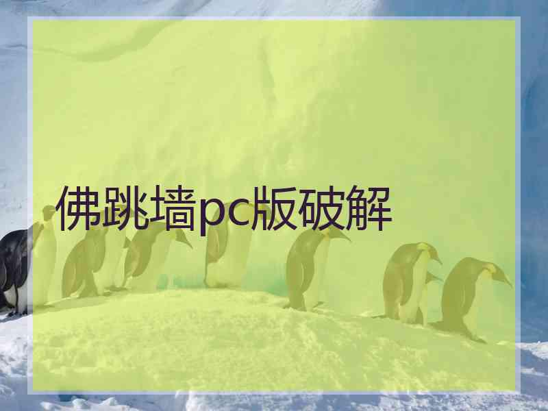 佛跳墙pc版破解