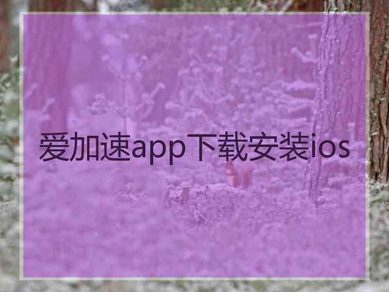 爱加速app下载安装ios