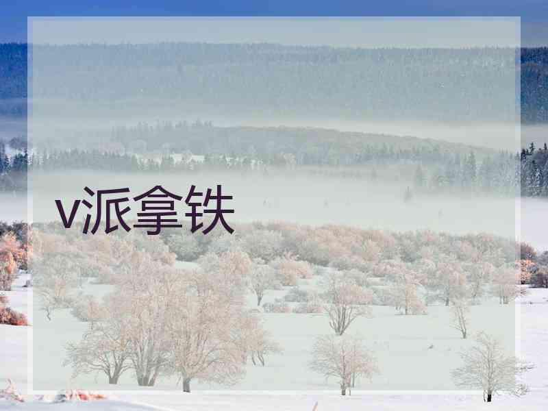v派拿铁