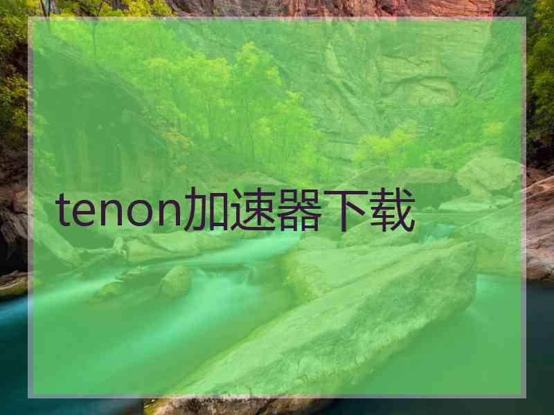 tenon加速器下载